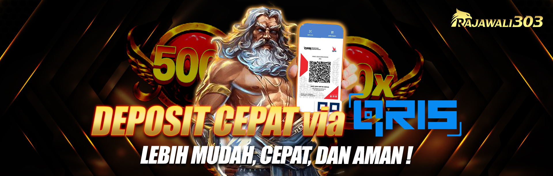 DEPOSIT CEPAT & MUDAH VIA QRIS !!